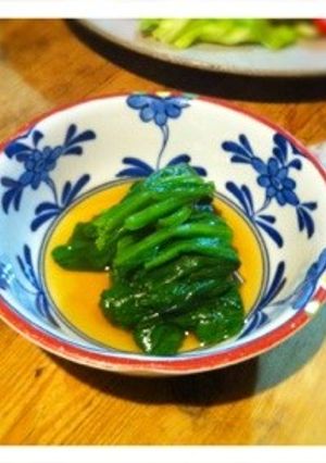 ほうれん草のお浸し-レシピのメイン写真