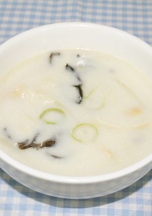 豆乳白湯スープ-レシピのメイン写真