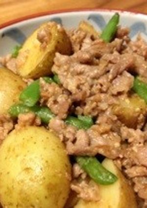 時短☆ほっこり新じゃがと豚こまの味噌炒め-レシピのメイン写真