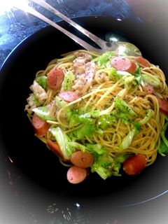 豚バラと春キャベツのポン酢和風パスタ-レシピのメイン写真