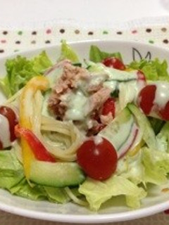 野菜たっぷり冷たいパスタ-レシピのメイン写真