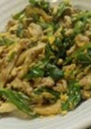 ニラと玉子のカレー風味炒め-レシピのメイン写真