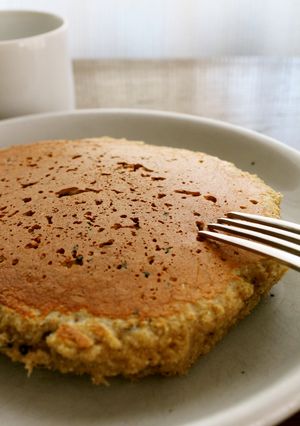 朝ランチおやつ！パン粉そば粉ホットケーキ-レシピのメイン写真