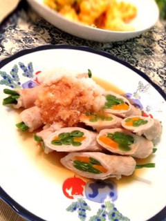 おろしポン酢&レンジで☆野菜の肉巻き-レシピのメイン写真