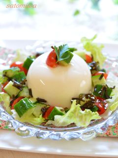 塩こんぶで簡単美味♪ヘルシー豆腐サラダ✿-レシピのメイン写真