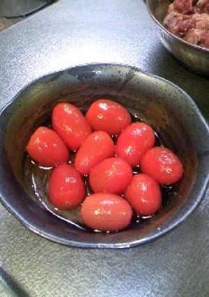 ミニトマトのらっきょう酢漬け-レシピのメイン写真