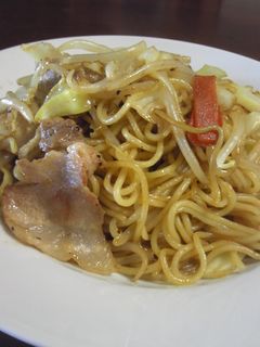 博多屋台の焼ラーメン風!焼きそば-レシピのメイン写真