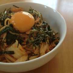 รูปของ ランチに☆明太キムチパスタ