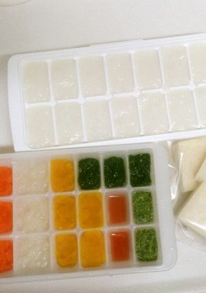 離乳食初期の食材と保存(覚書)-レシピのメイン写真
