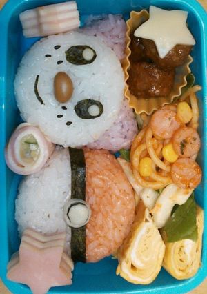 ポケモンミジュマル弁当-レシピのメイン写真