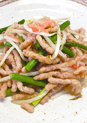 大豆たんぱく細切りの　野菜炒め-レシピのメイン写真