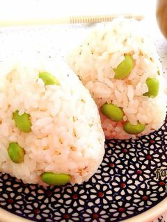 枝豆おにぎり♪明太子in-レシピのメイン写真