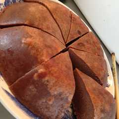 รูปของ 炊飯器で！こしあんケーキ( ^ω^ )