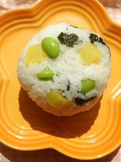 枝豆おにぎり♪キンパ風-レシピのメイン写真