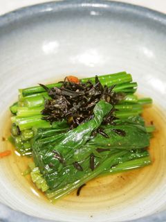 ひじきとほうれん草のおひたし-レシピのメイン写真