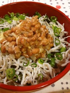 ♡納豆しらす丼♡-レシピのメイン写真