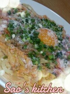 納豆好き必見!納豆キムチクリームパスタ-レシピのメイン写真