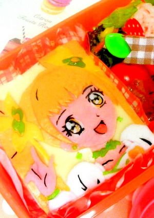 キャラ弁♥ドキドキプリキュア♧ロゼッタ♧-レシピのメイン写真