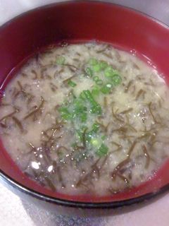 もずくと大根の味噌汁-レシピのメイン写真