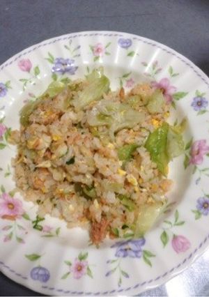 レタスとシャケのチャーハン-レシピのメイン写真