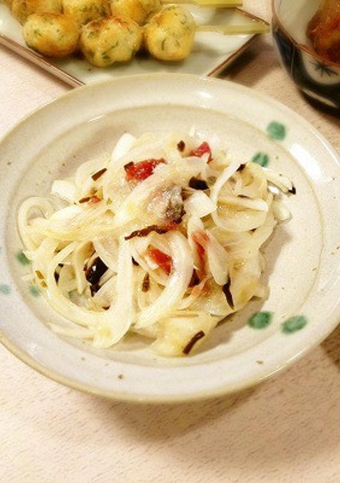 新玉ねぎの梅肉和え-レシピのメイン写真
