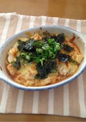 超簡単おつまみ♡豆腐の韓国風チーズ焼き-レシピのメイン写真
