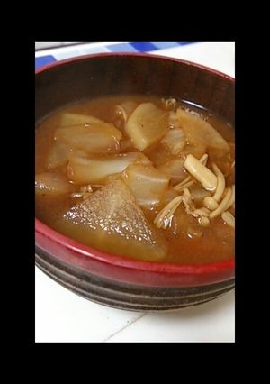 もんさんちの赤味噌豚汁-レシピのメイン写真