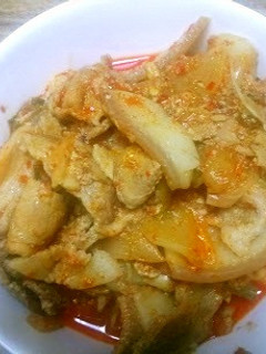 【韓国】豚肉とたまねぎの辛煮込み-レシピのメイン写真