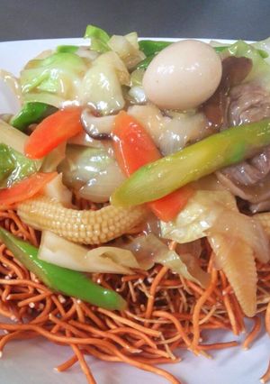 春野菜のあんかけ焼きそば-レシピのメイン写真