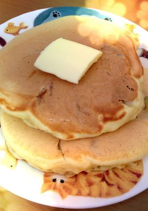 薄力粉で作るバナナパンケーキ-レシピのメイン写真