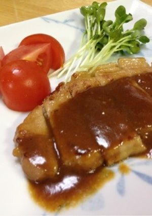 子供も絶賛☆豚ロースのソテーにんにく味噌-レシピのメイン写真