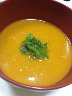 簡単ヘルシー和風カボチャスープ-レシピのメイン写真