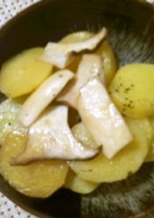 新じゃがとエリンギのバターしょうゆ焼き-レシピのメイン写真