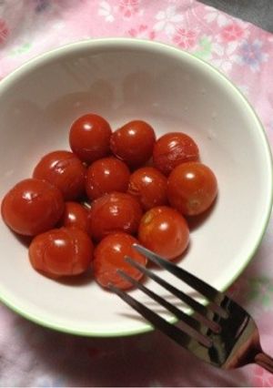ダイエットに☆簡単！焼きミニトマト-レシピのメイン写真