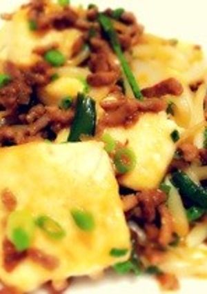 豆腐と挽肉の味噌炒め-レシピのメイン写真