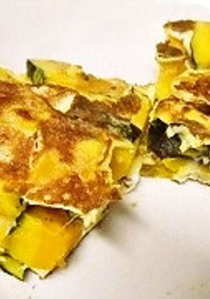 キッシュ風かぼちゃ入り卵焼き-レシピのメイン写真