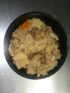 牛の甘辛混ぜ込みたけのこご飯-レシピのメイン写真