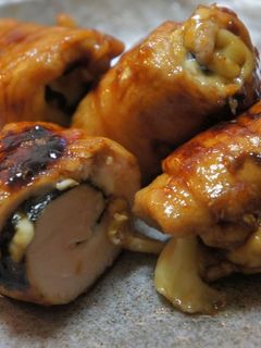 ささみの照り焼きチーズのり巻き-レシピのメイン写真