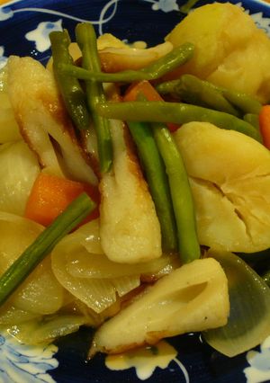 新じゃがとちくわで簡単和風煮物-レシピのメイン写真