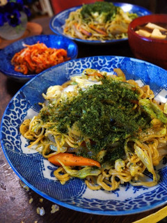 レンジで屋台風★オリーブオイル塩やきそば-レシピのメイン写真