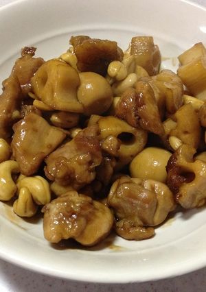 鶏肉と蓮根とカシューナッツの甘辛炒め♪-レシピのメイン写真