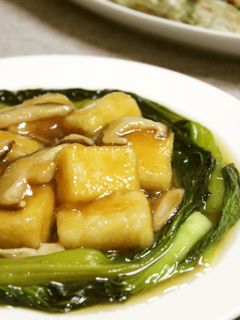 揚げ高野豆腐と青梗菜のとろみ中華煮-レシピのメイン写真