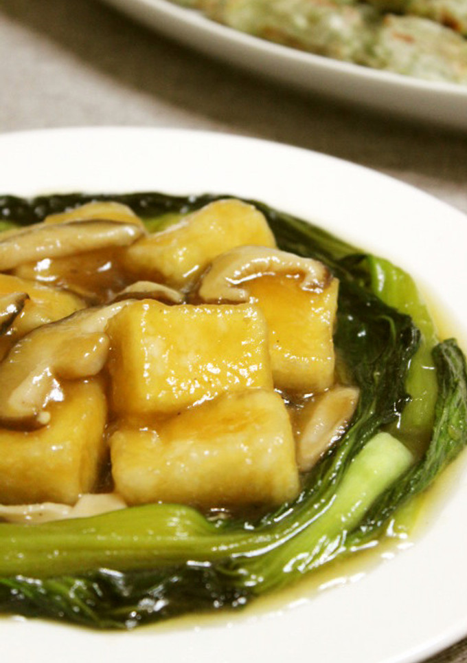 揚げ高野豆腐と青梗菜のとろみ中華煮-レシピのメイン写真