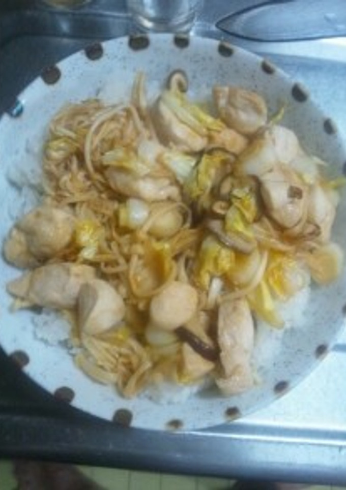 鶏ささみ【ささみのさっぱり丼】-レシピのメイン写真