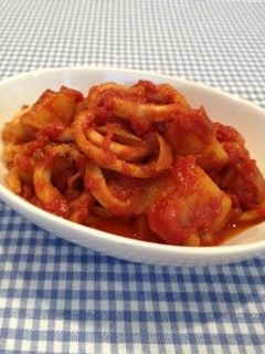 イカとポテトのトマト煮-レシピのメイン写真