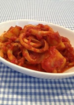 イカとポテトのトマト煮-レシピのメイン写真