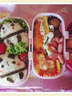 キャラ弁 パンダさん-レシピのメイン写真