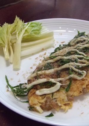 我が家の定番●納豆オムレツ-レシピのメイン写真