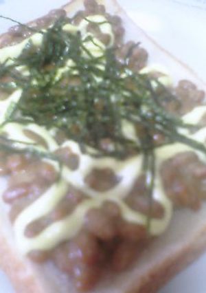 ★5分で納豆とーすと★(ゝ∀・)-レシピのメイン写真
