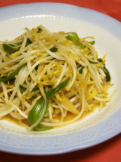 もやしの生姜ポン酢炒め-レシピのメイン写真